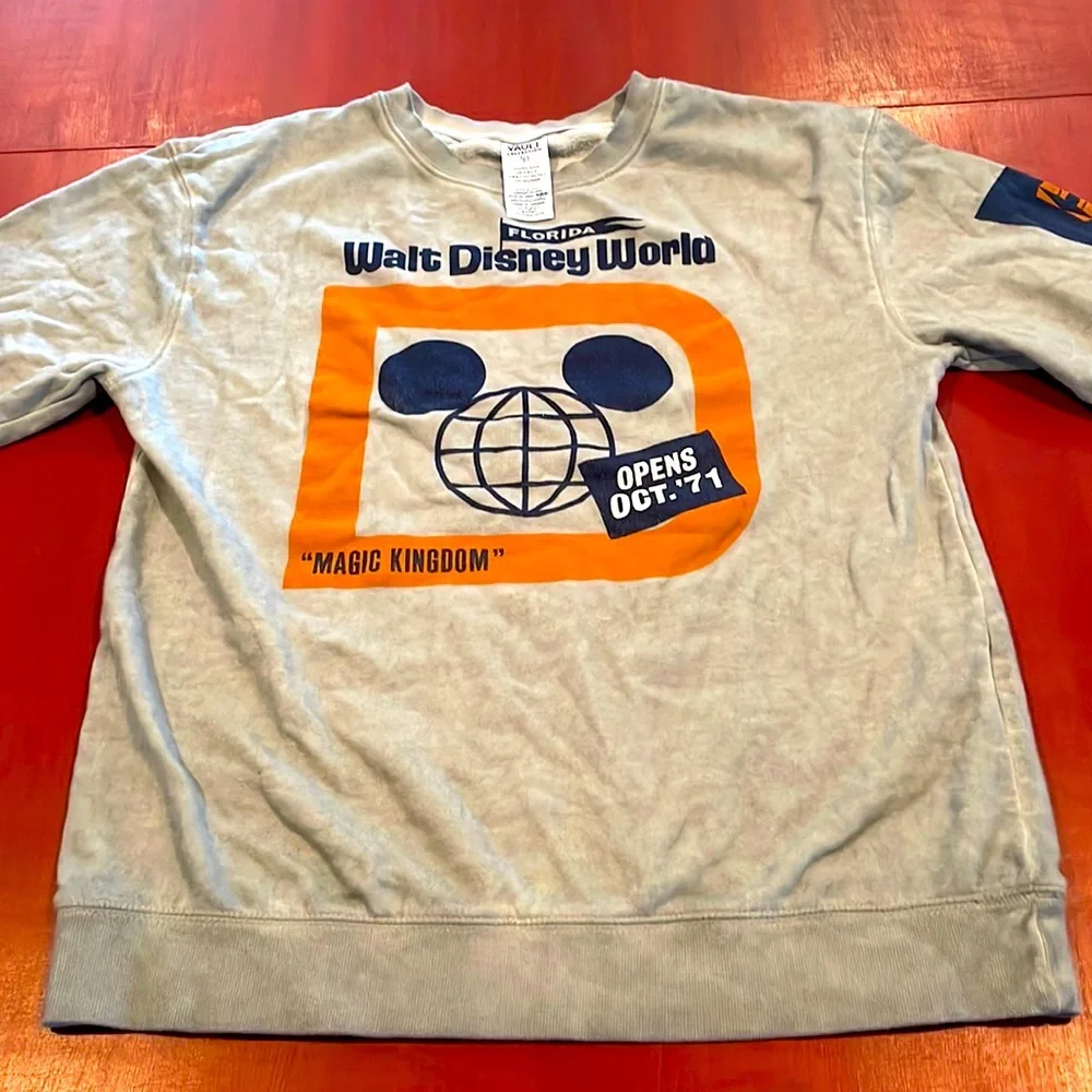 Walt Disney World Disney Parks 50th Vault “Opens Oct. 71” Sweatshirt - Picture 1 of 7